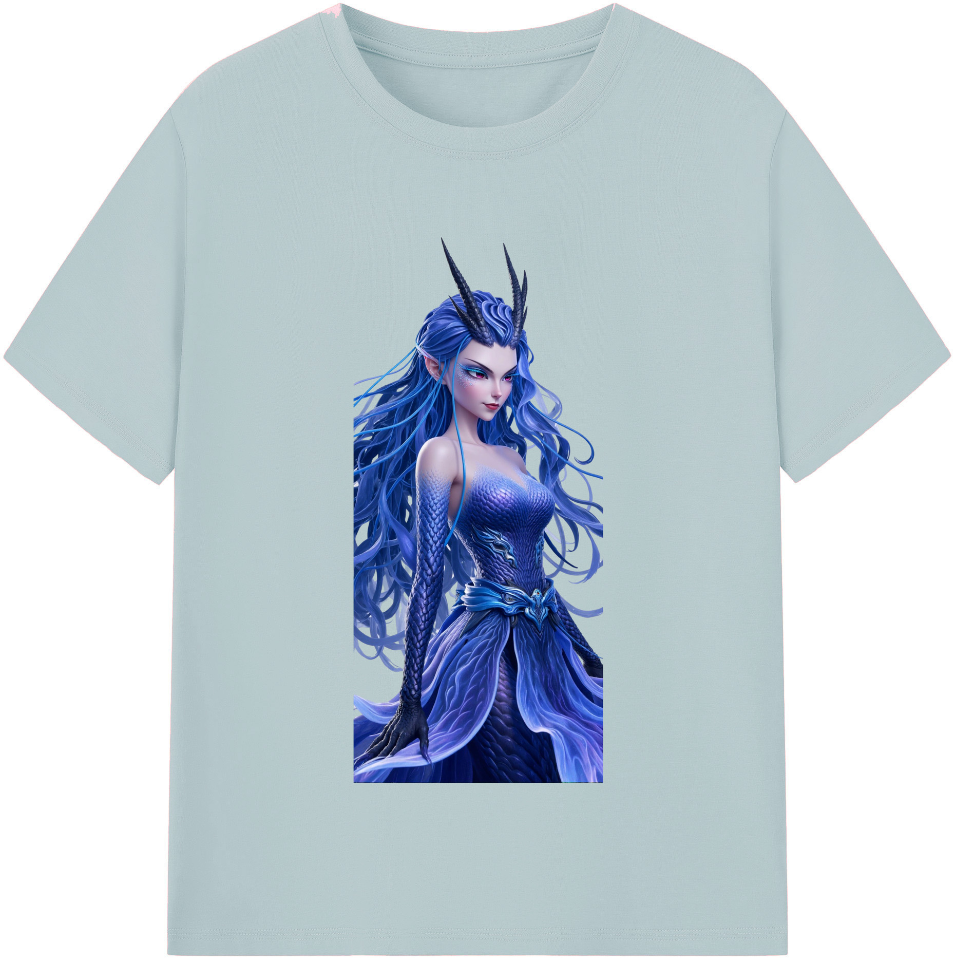 （画像用） Ne Zha 2 ナタ 魔童の大暴れ 綿100％半袖Tシャツ（フロントプリント）